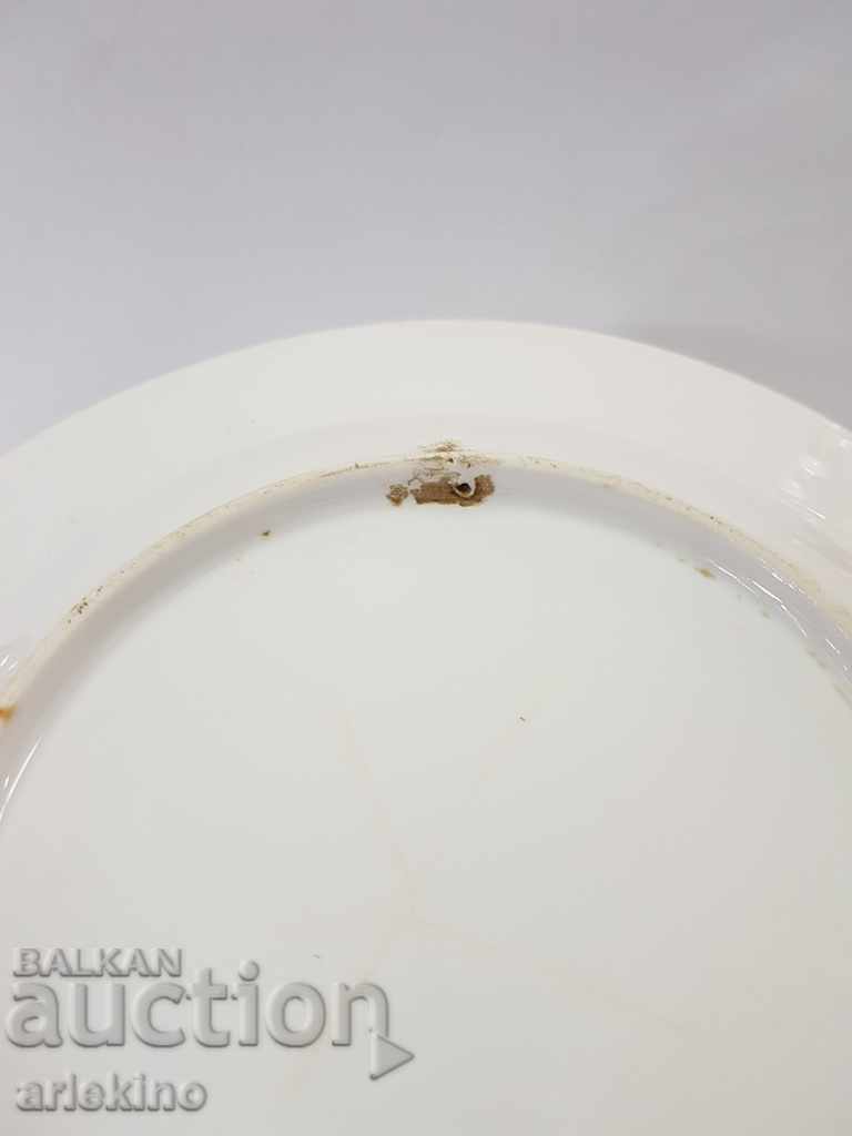 Rare porcelain Bulgarian princely plate with the Temple at Shipka - 6 Rare porcelain Bulgarian princely plate with the Temple at Shipka - 6