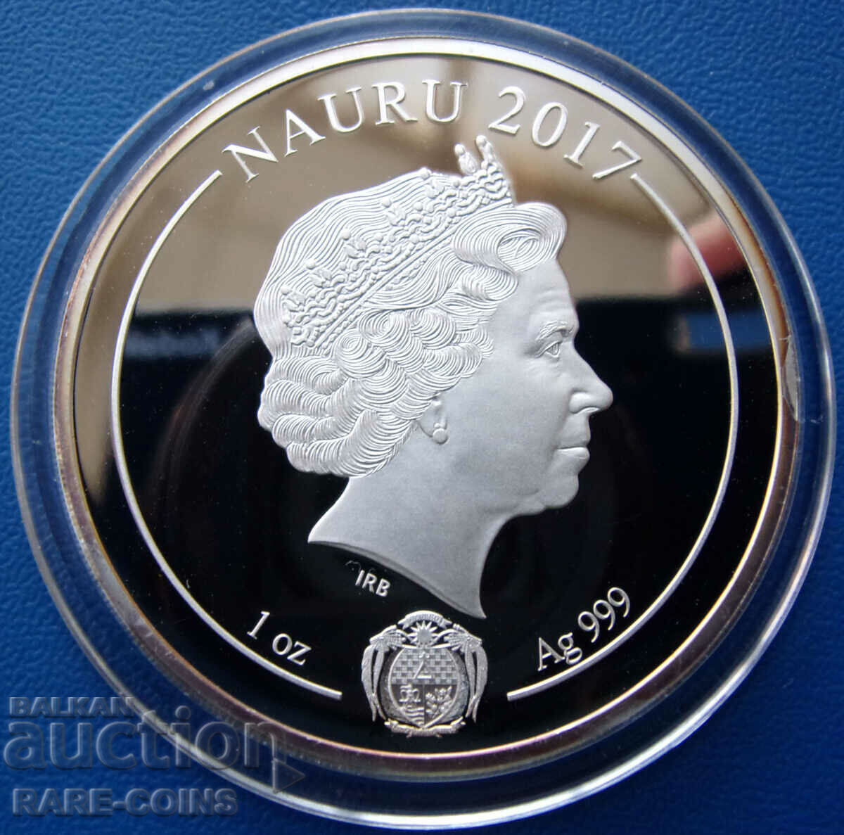 Nauru 1 Dollar 2017 UNC PROOF Rare Original με τιμή € 84.36 | 164.99 BGN