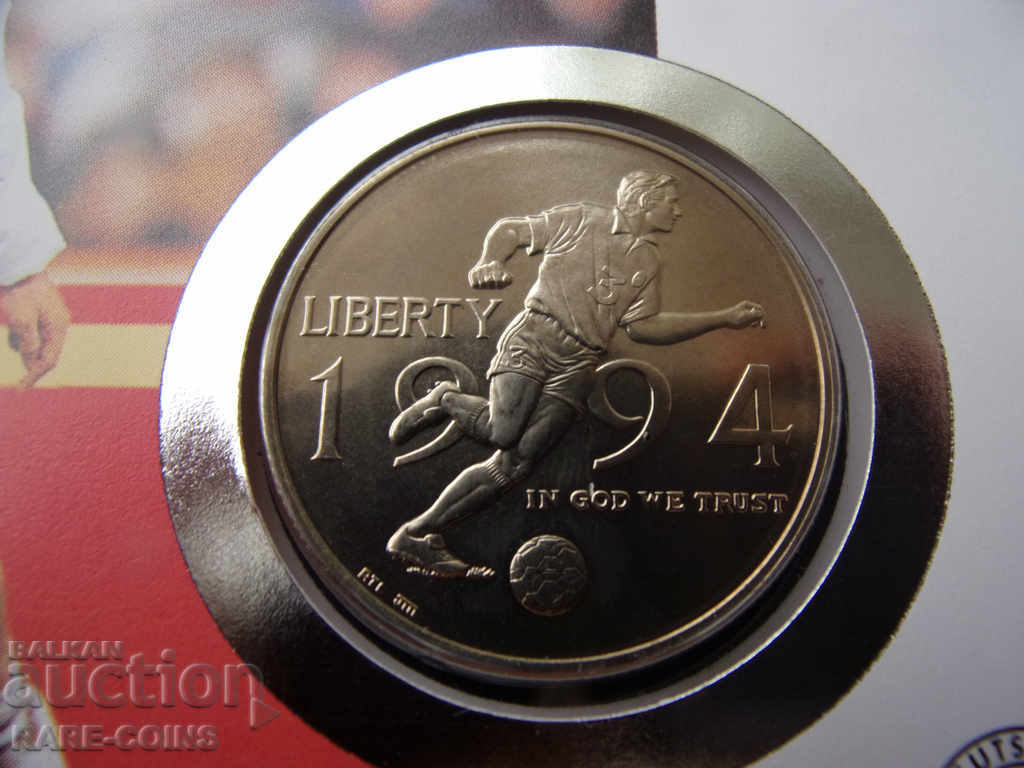 United States ½ Dollar Numisbrief 1994 UNC Σπάνιο πρωτότυπο με τιμή € 23.01 | 45.00 BGN