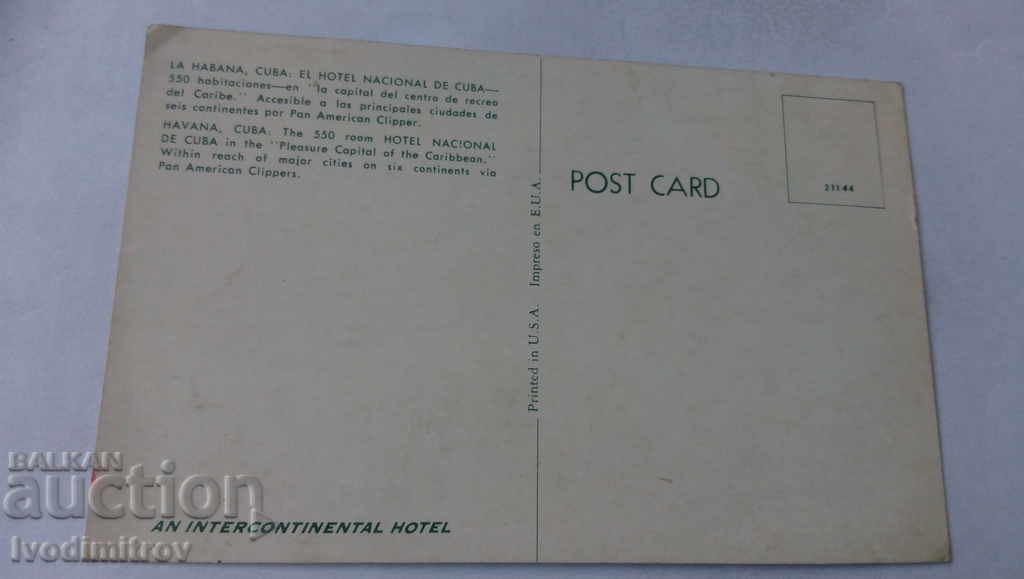 Postcard Havana, Cuba Hotel Nacional de Cuba with price 0.85 BGN | € 0.43 Postcard Havana, Cuba Hotel Nacional de Cuba with price 0.85 BGN | € 0.43