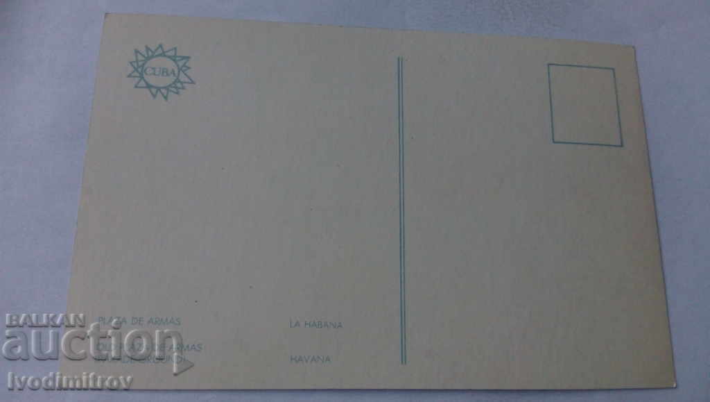 Postcard Havana, Cuba Old Plaza de Armas with price 0.85 BGN | € 0.43