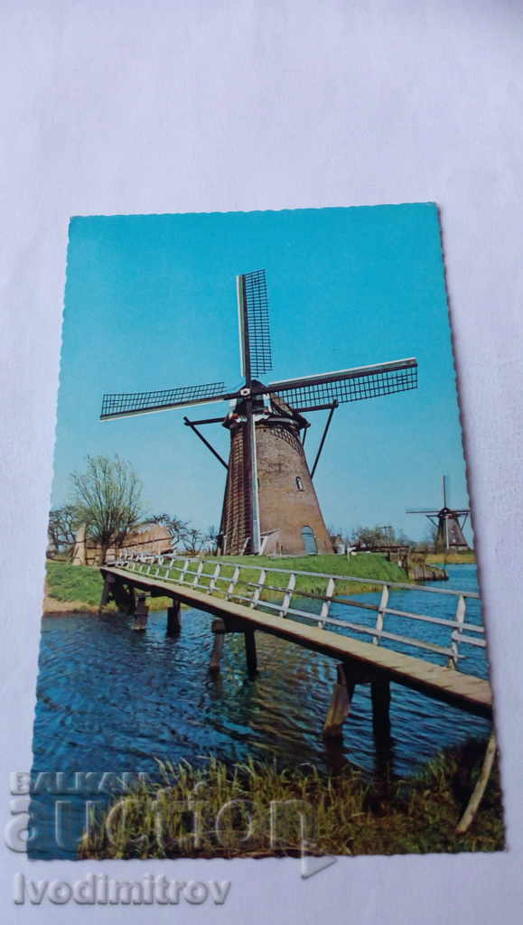 Пощенска картичка Duthc Windmill