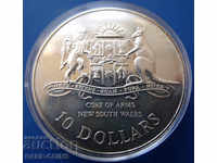 Australia 10 dolari 1987 UNC Rare Original