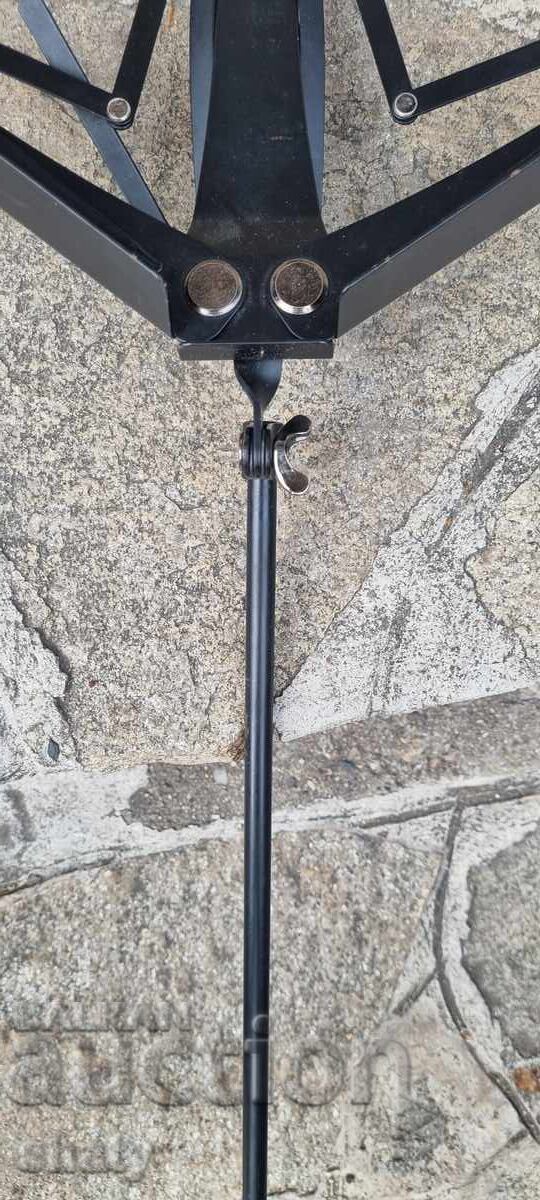 Auction Metal music stand. Music book. Auction Metal music stand. Music book.