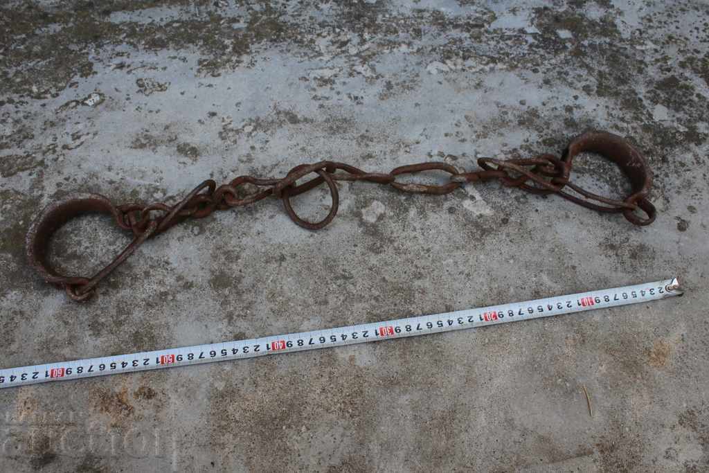OLD AUTHENTIC HAND-FORGED BUCKLES SHACKLES FETTERS HANDCUFFS with price 75.00 BGN | € 38.35 OLD AUTHENTIC HAND-FORGED BUCKLES SHACKLES FETTERS HANDCUFFS with price 75.00 BGN | € 38.35