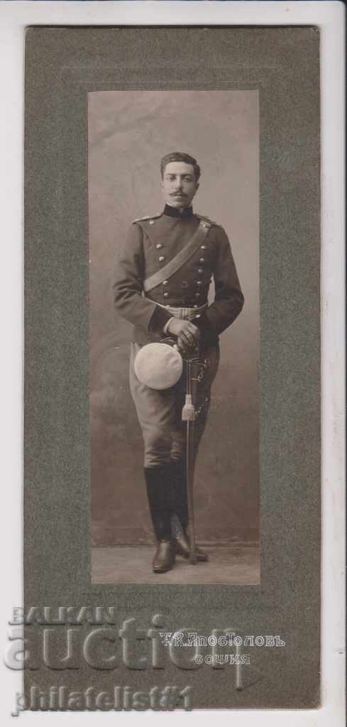 OLD PHOTO circa 1911 Officer with a sword 5:14 cm. with price 35.00 BGN | € 17.90 OLD PHOTO circa 1911 Officer with a sword 5:14 cm. with price 35.00 BGN | € 17.90