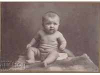 OLD PHOTO around 1920 Naked boy rr 14.5: 10 cm.