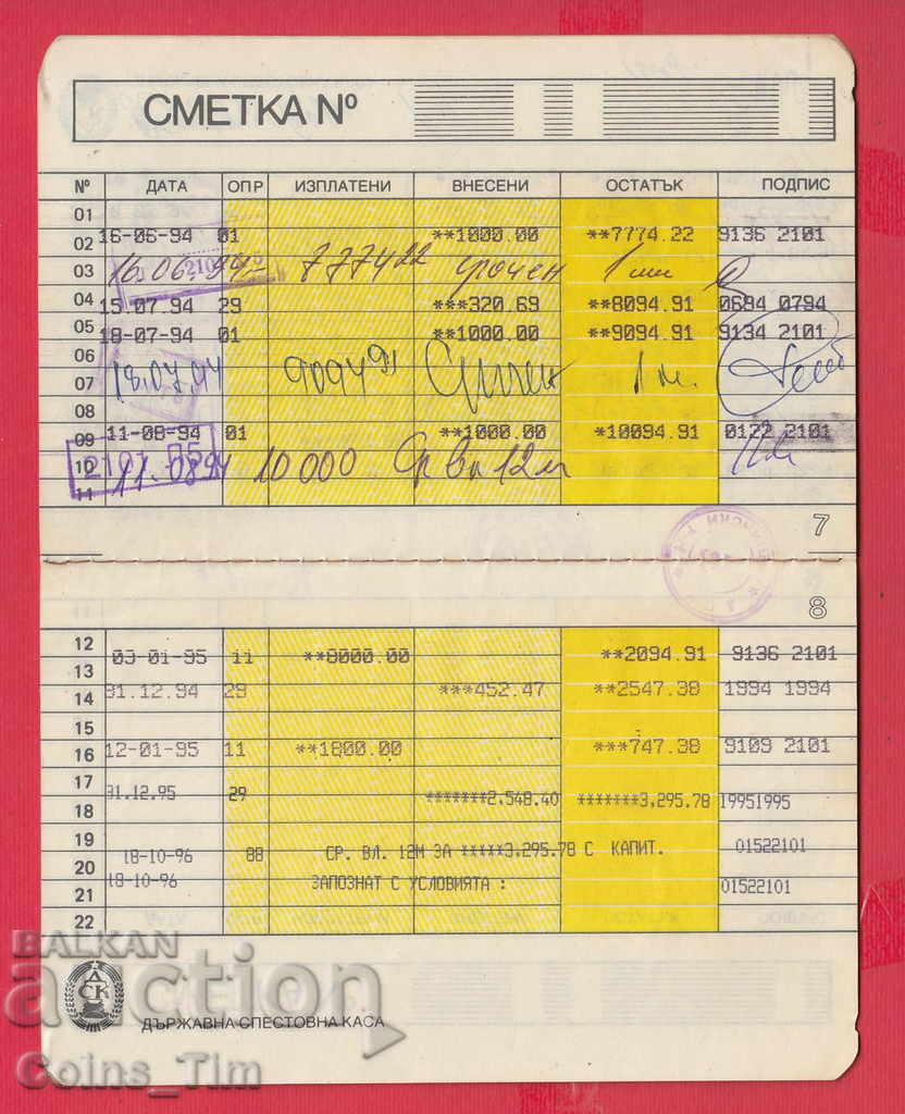 251041/1990 Βιβλίο αποταμίευσης - DSK - 5 251041/1990 Βιβλίο αποταμίευσης - DSK - 5