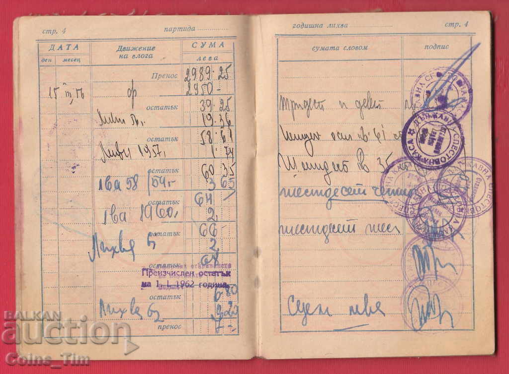 251044 / Deposit book - Bulgarian Credit Bank - 6 251044 / Deposit book - Bulgarian Credit Bank - 6