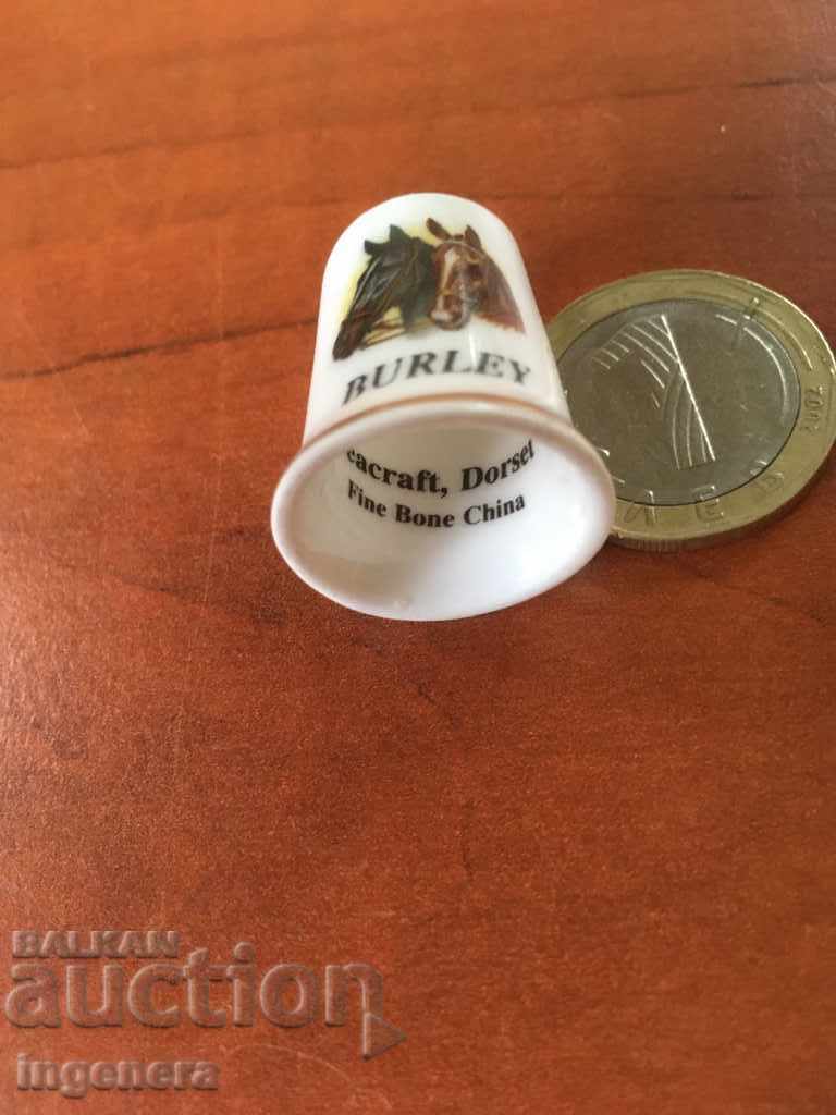 Thimble porcelain with price 5.00 BGN | € 2.56 Thimble porcelain with price 5.00 BGN | € 2.56