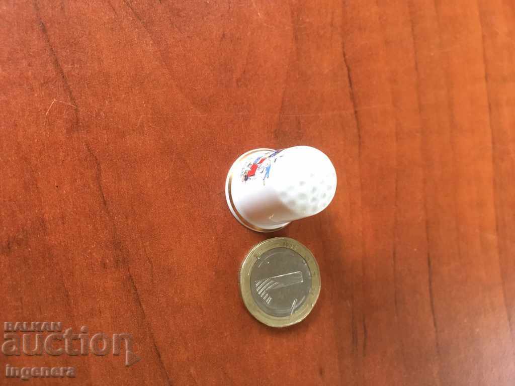 Auction Thimble porcelain Auction Thimble porcelain