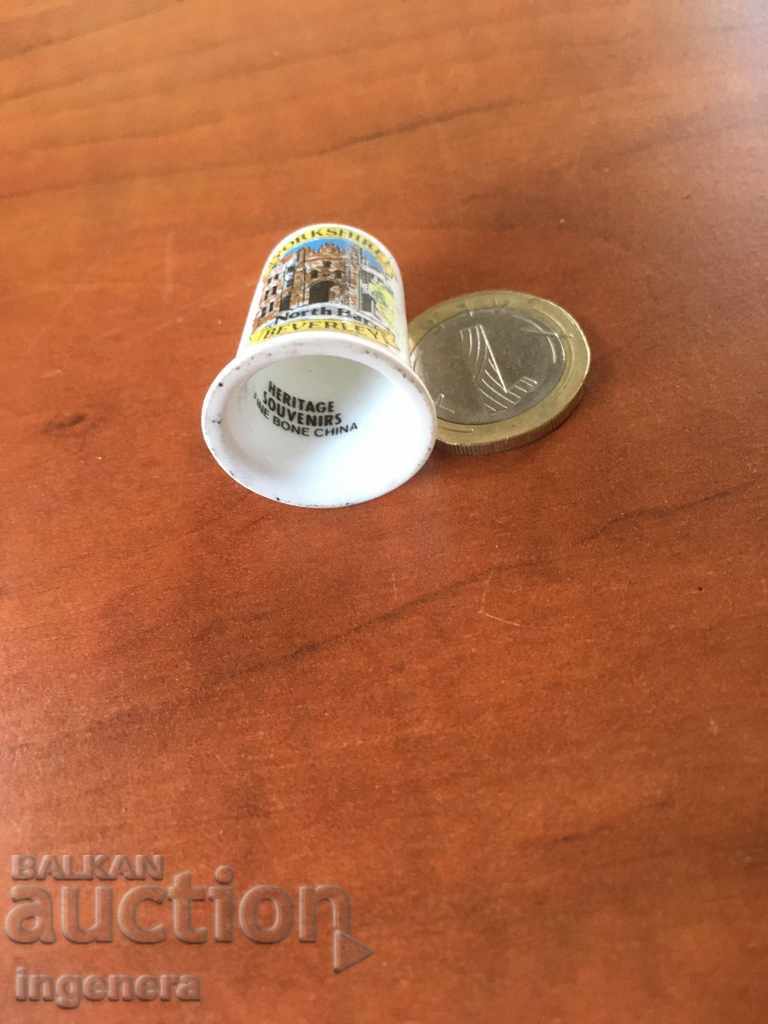 Thimble porcelain with price 5.00 BGN | € 2.56 Thimble porcelain with price 5.00 BGN | € 2.56