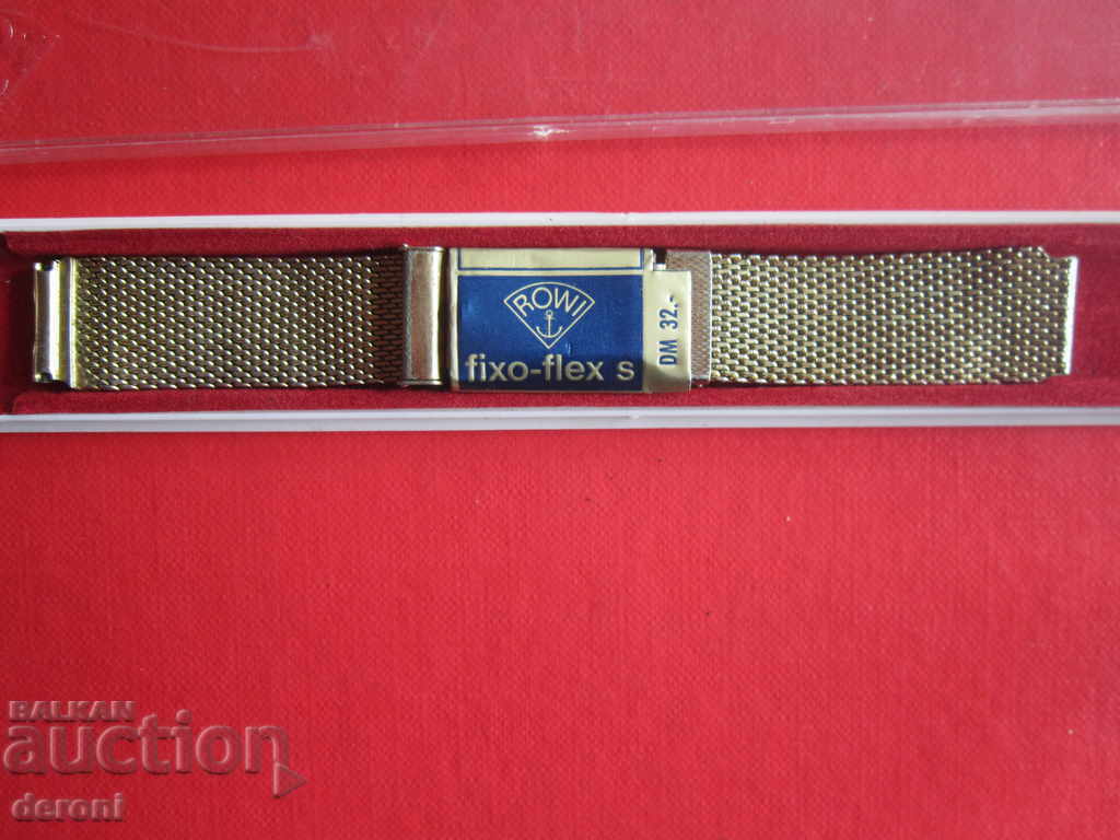 Auction Unique gold plated strap chain for Rowi watch Auction Unique gold plated strap chain for Rowi watch