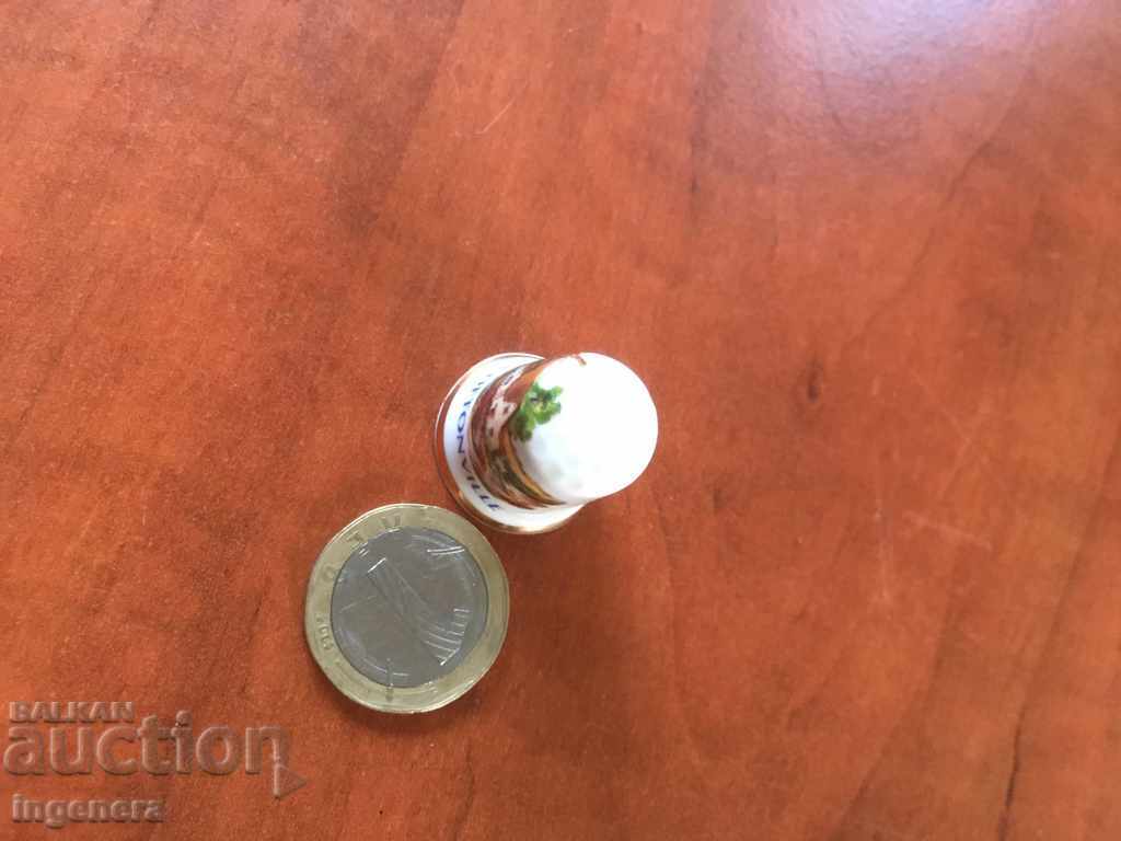 Auction Thimble porcelain Auction Thimble porcelain