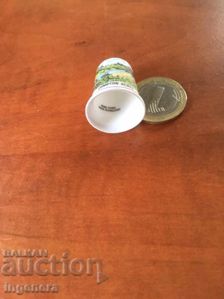 Thimble porcelain with price 5.00 BGN | € 2.56 Thimble porcelain with price 5.00 BGN | € 2.56