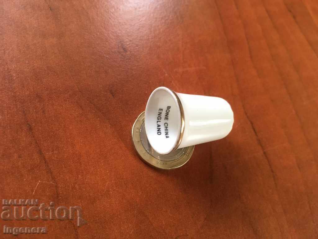 Thimble porcelain with price 5.00 BGN | € 2.56 Thimble porcelain with price 5.00 BGN | € 2.56