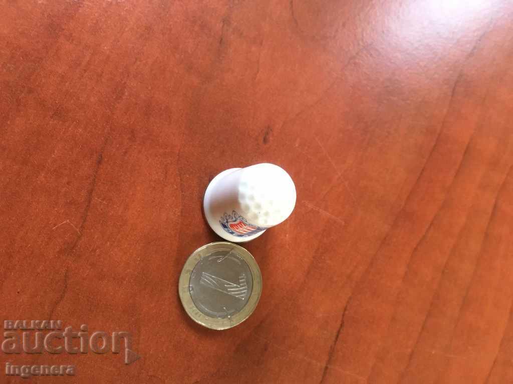 Auction Thimble porcelain Auction Thimble porcelain