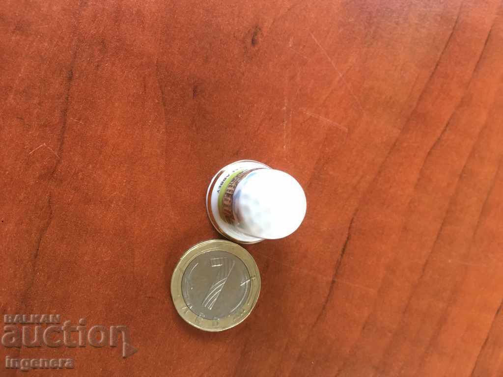 Auction Thimble porcelain Auction Thimble porcelain