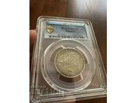 2 ЛЕВА 1913 МС 64 ПАТИНА ГРЕЙД NGC PCGS БЪЛГАРИЯ РЯДКА УНИК