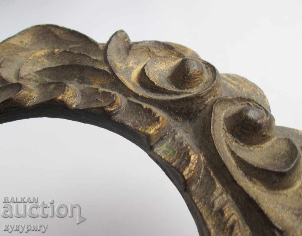 Delivery of Very old wooden picture frame carving 19th century Delivery of Very old wooden picture frame carving 19th century