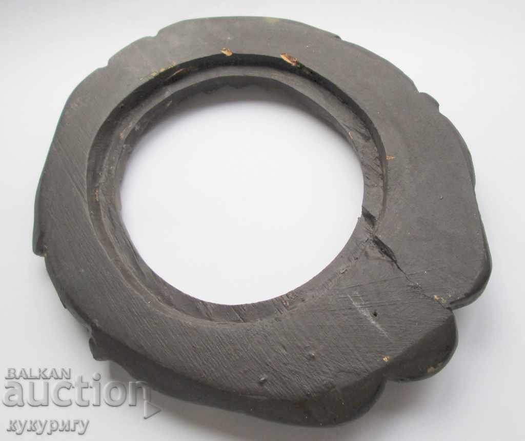 Very old wooden picture frame carving 19th century - 6 Very old wooden picture frame carving 19th century - 6