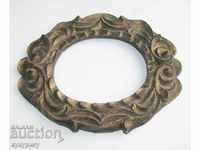 Very old wooden picture frame carving 19th century