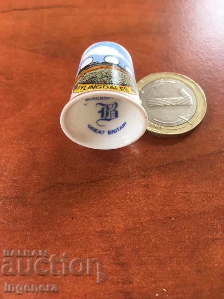 Thimble porcelain with price 5.00 BGN | € 2.56 Thimble porcelain with price 5.00 BGN | € 2.56