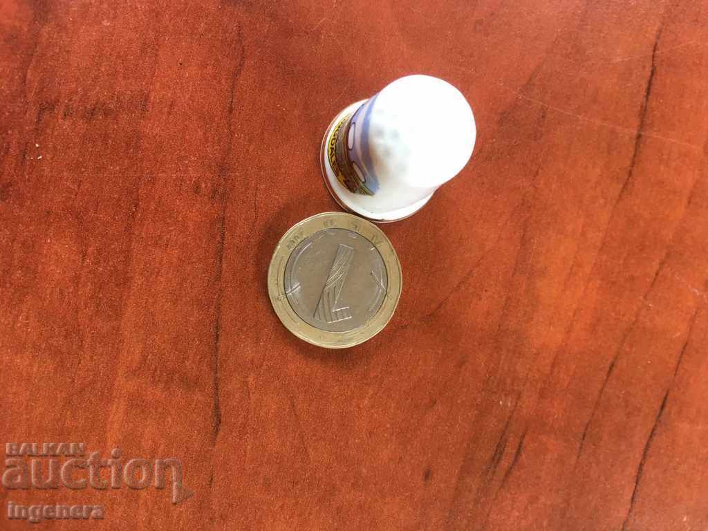 Auction Thimble porcelain Auction Thimble porcelain