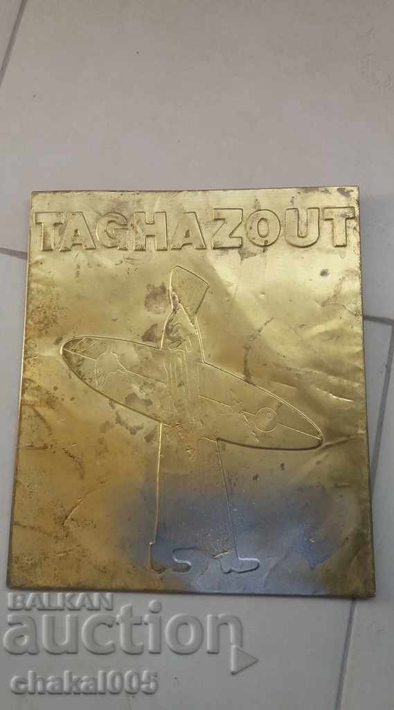 Placă de bronz Placă de bronz