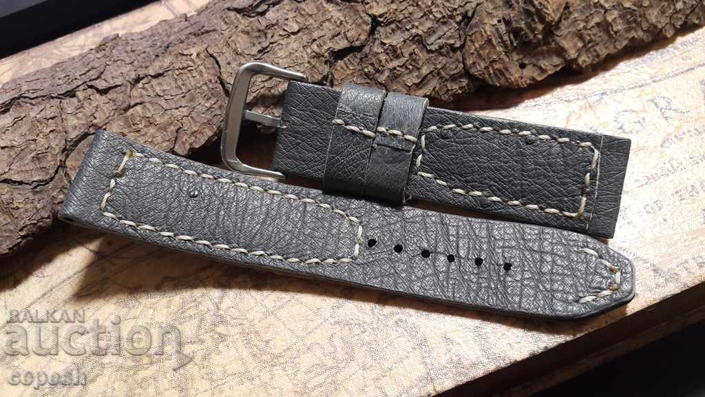 watch strap 22mm, handmade 580 - 6 watch strap 22mm, handmade 580 - 6