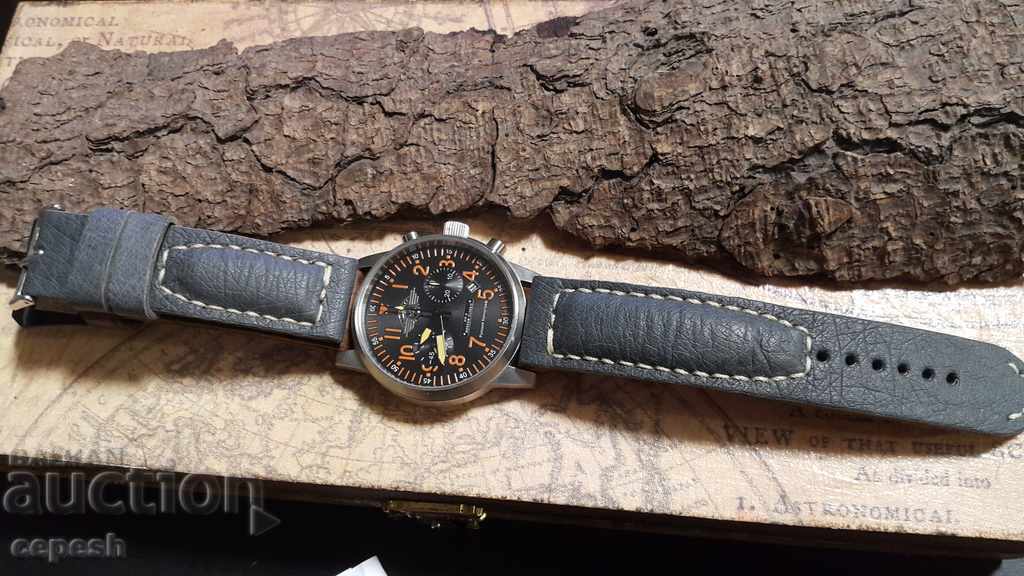 watch strap 22mm, handmade 580 - 7 watch strap 22mm, handmade 580 - 7