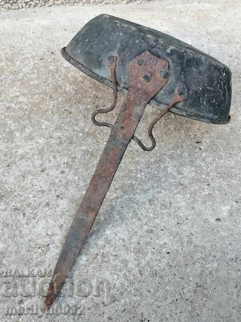 Παλιά κατσαρόλα χαλκού, χαλκού, δίσκος, δοχείο χαλκού - 6 Παλιά κατσαρόλα χαλκού, χαλκού, δίσκος, δοχείο χαλκού - 6