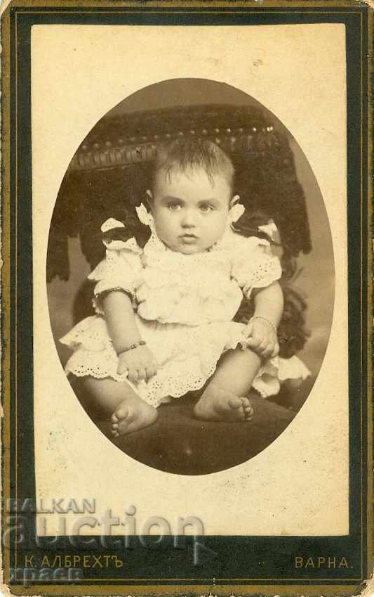 OLD PHOTO - CARDBOARD - K. ALBRECHT - VARNA - M0318 OLD PHOTO - CARDBOARD - K. ALBRECHT - VARNA - M0318