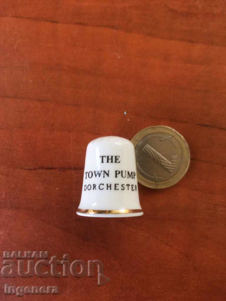 Thimble porcelain with price 5.00 BGN | € 2.56 Thimble porcelain with price 5.00 BGN | € 2.56