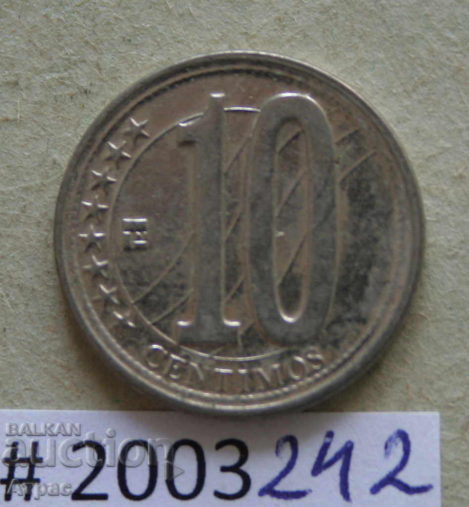 10 сантима 2007   Венецуела