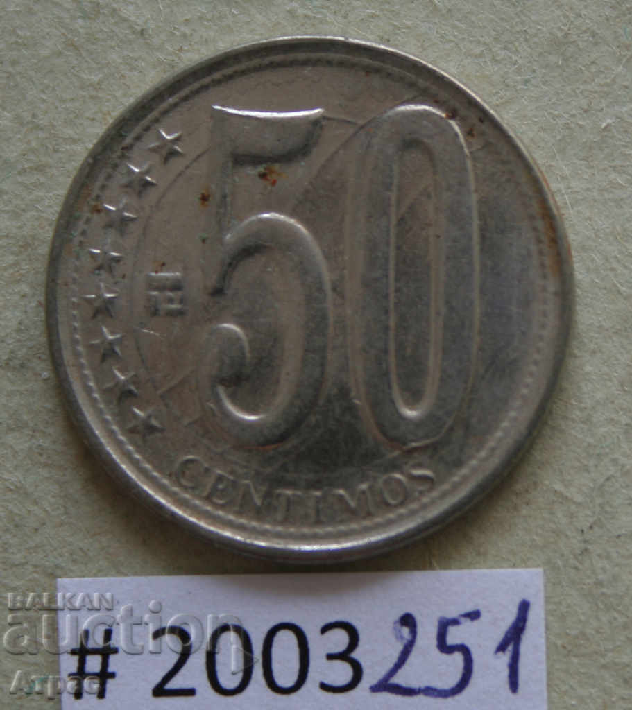 50 centimes 2009 Venezuela