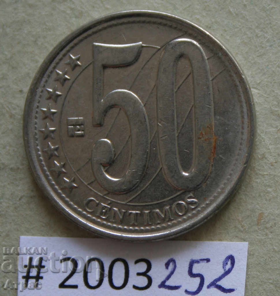 50 centimes 2009 Venezuela
