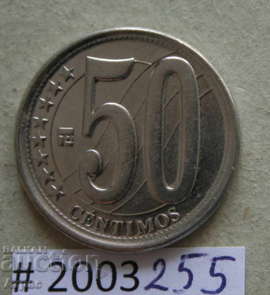 50 centimes 2012 Venezuela - calitate excelentă
