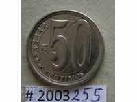 50 centimes 2012 Venezuela - excellent quality