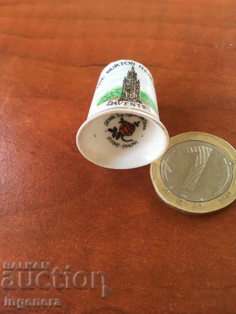 Auction Thimble porcelain Auction Thimble porcelain