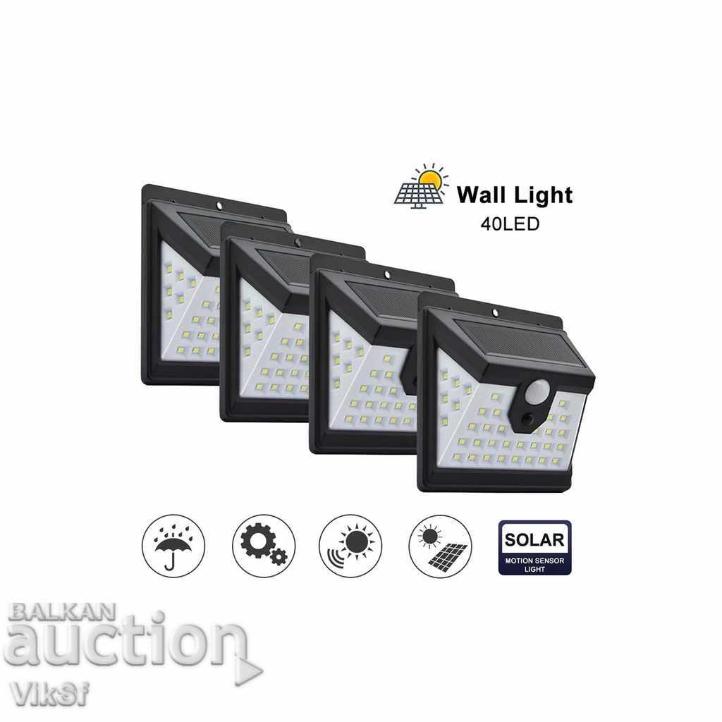 Solar LED three-sided Lamp with PIR Sensor / for movement / with price 15.50 BGN | € 7.93 Solar LED three-sided Lamp with PIR Sensor / for movement / with price 15.50 BGN | € 7.93