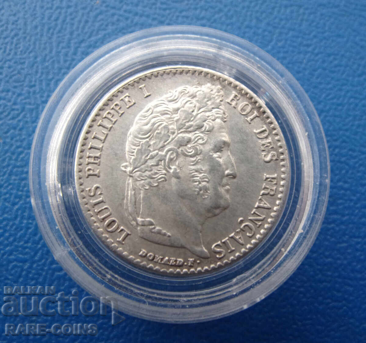 Δημοπρασία Γαλλία 1⁄4 Φράγκο 1833 Σπάνιο Αυθεντικό