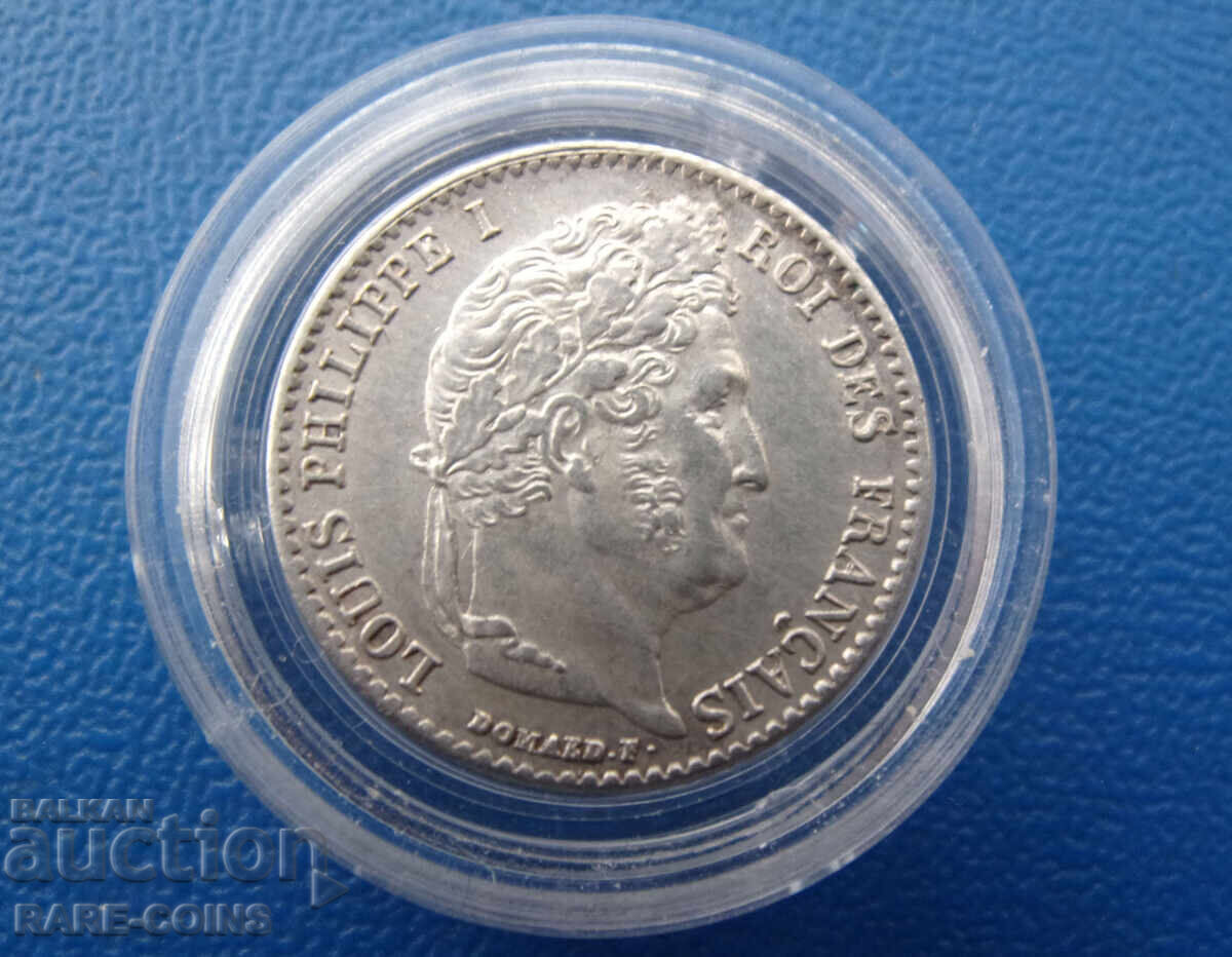 Παράδοση Γαλλία 1⁄4 Φράγκο 1833 Σπάνιο Αυθεντικό