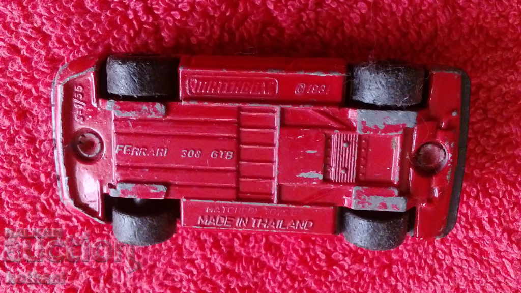 Old Metal Ferrari 1981 Thailand Matchbox 1:55 - 6