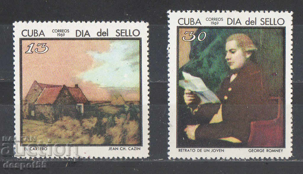 1969. Κούβα. Κουβανική ημέρα γραμματοσήμου.