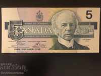 Canada 5 dolari 1986 Pick 95 Ref 0493