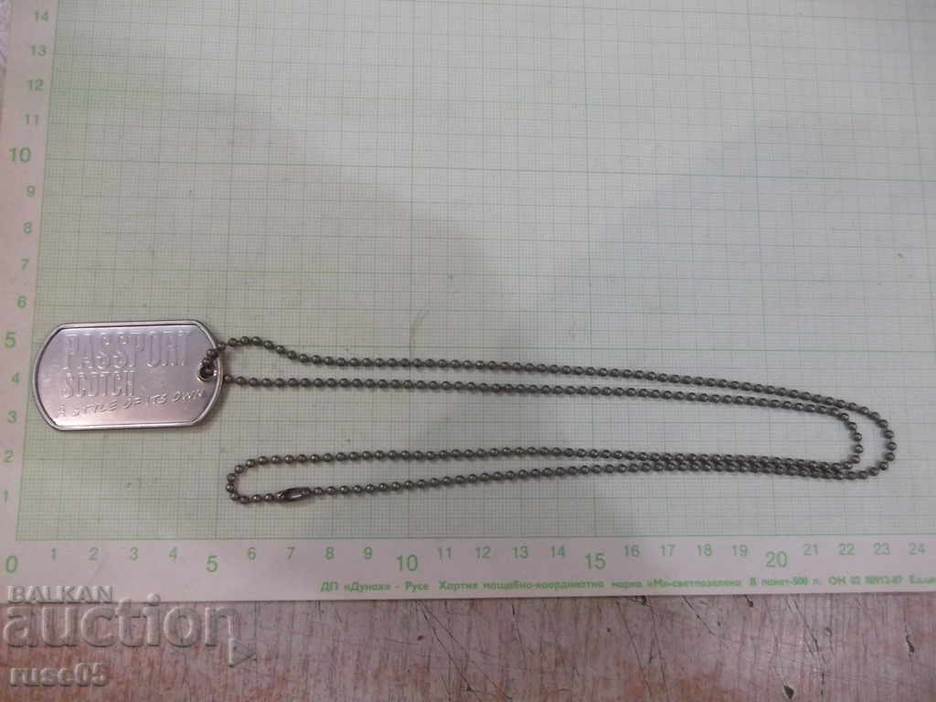 Pendant with chain with price 1.50 BGN | € 0.77