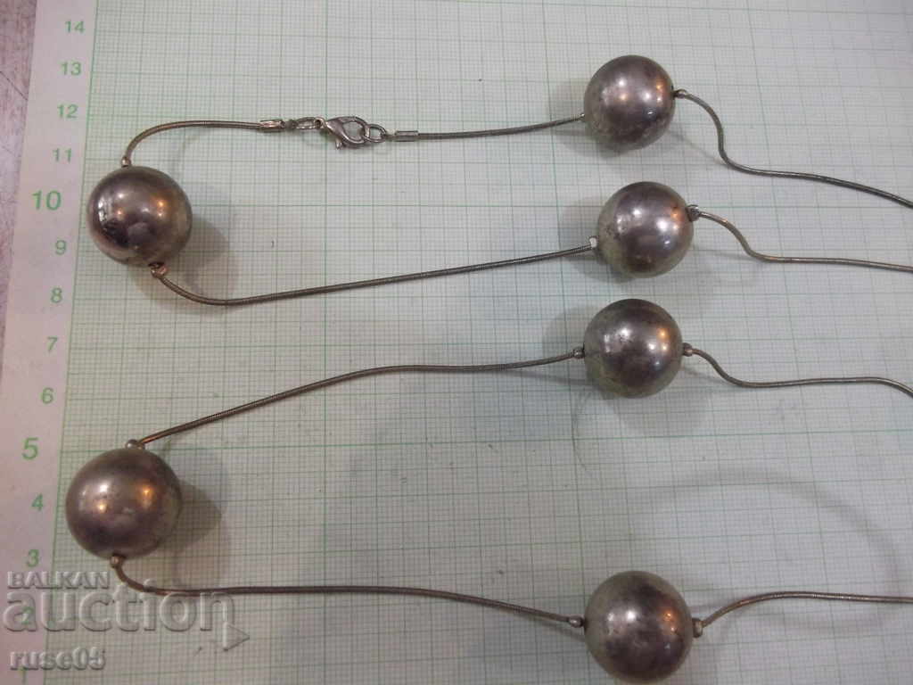 Chain with nine balls with price 5.00 BGN | € 2.56 Chain with nine balls with price 5.00 BGN | € 2.56