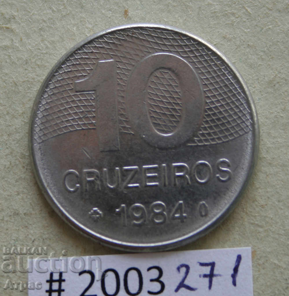 10 Cruzeiros 1984 Brazil