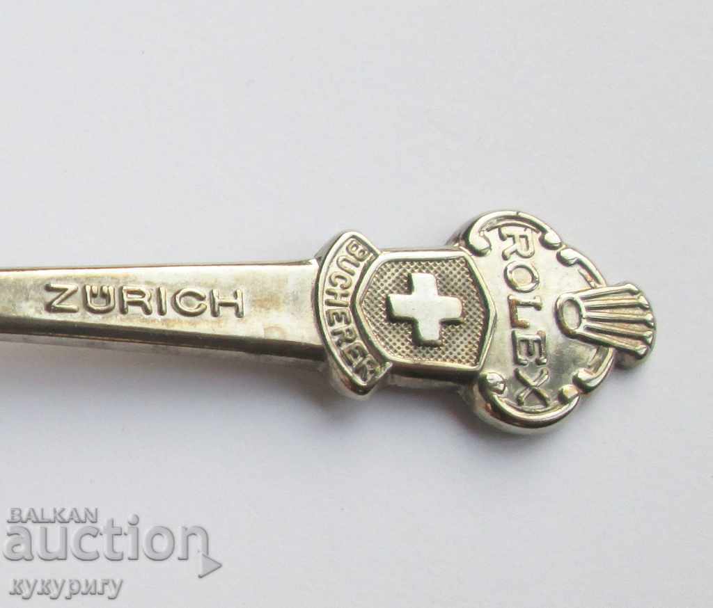 Swiss small advertising spoon Rolex ROLEX - 6 Swiss small advertising spoon Rolex ROLEX - 6